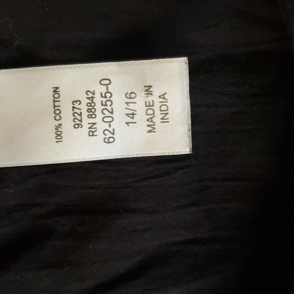 Swimsuits For All Black Cotton Scoopneck Covers 14/16 BN - Picture 4 of 7